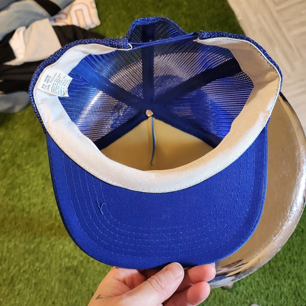 Vintage Blue Baywatch Tv Classic Show Hat Mesh Trucker Style 90s - Picture 5 of 6